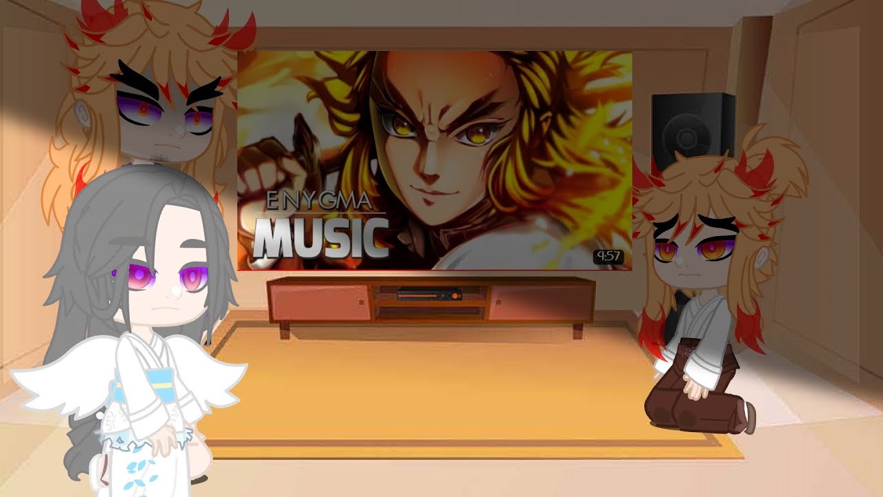 família do rengoku reagindo ao rap dele