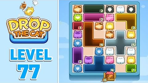 Drop The Cat Level 77 Walkthrough Solution