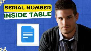 How to add serial number inside table in google docs (Beginners Guide 2026)