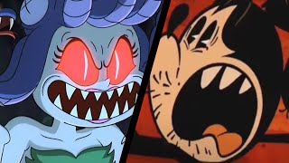 [Mickey Mouse/The Cuphead Show MEME] Ah Goofy, Its Just a Little Spider - But Its Cala Maria