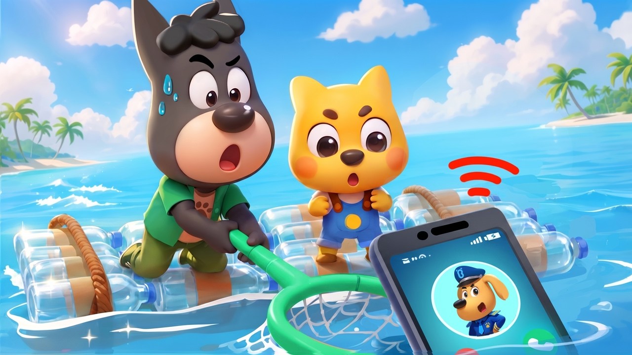 Lost at Sea | Learn to Stay Brave in Danger | Safety Rules | Sheriff Labrador