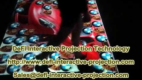 DEFI Interactive floor/wall projection system basic version with 62 effects from $200 to $650