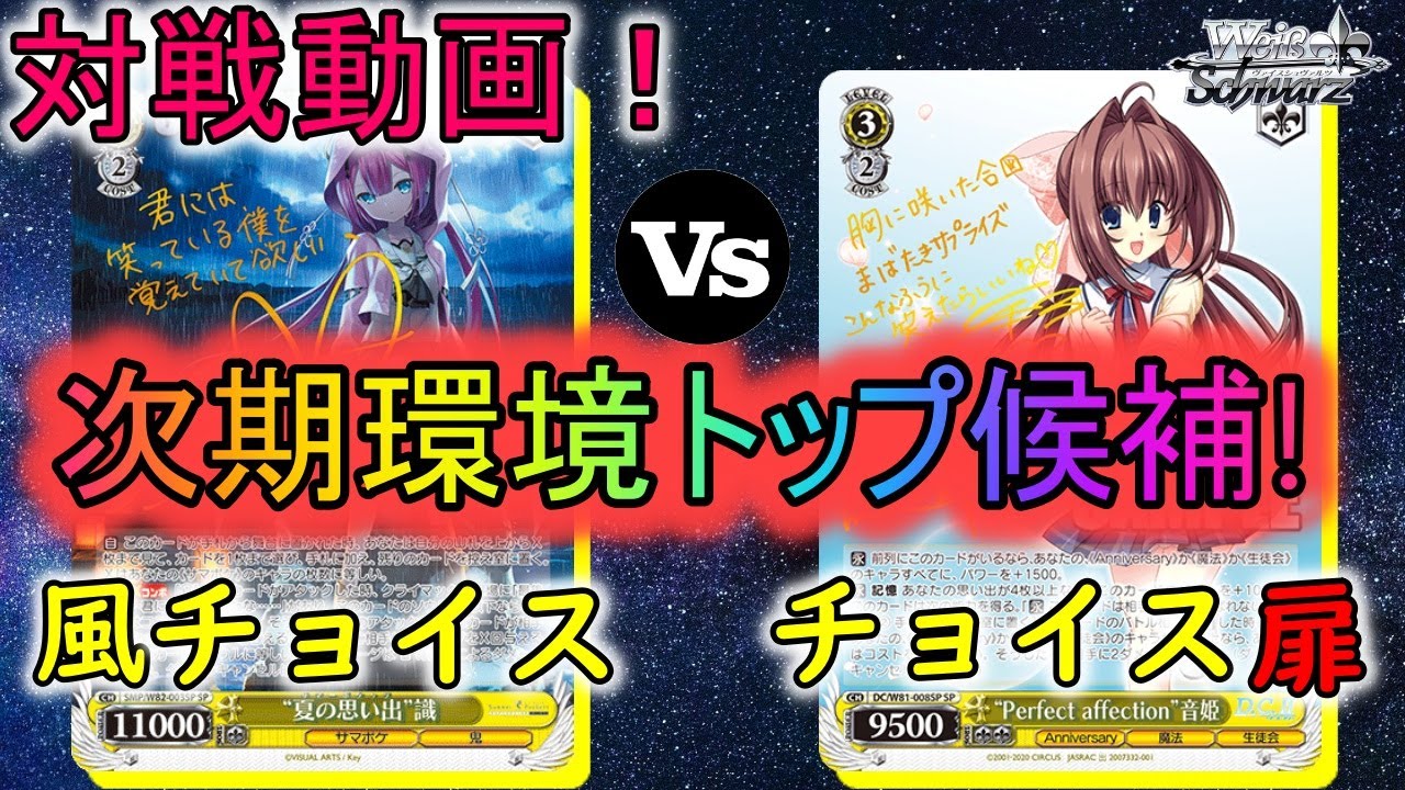 ヴァイス】次期環境候補!! 高性能詰めvs思い出圧縮・高パワー 