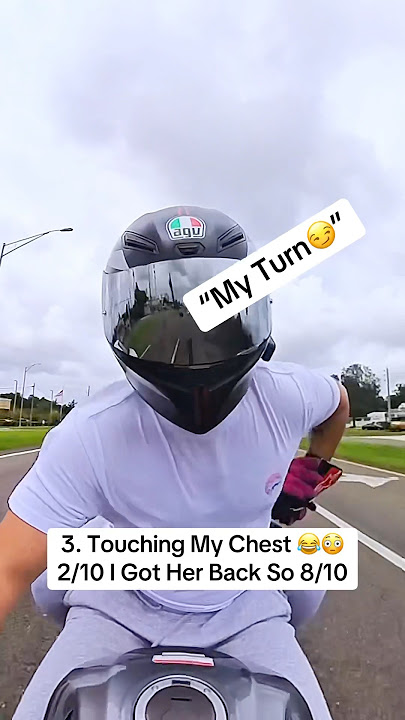 Rating 6 Things She Did On The Ride #bikercouple #bikergirl #bikelife #motorcycle #funny #couples