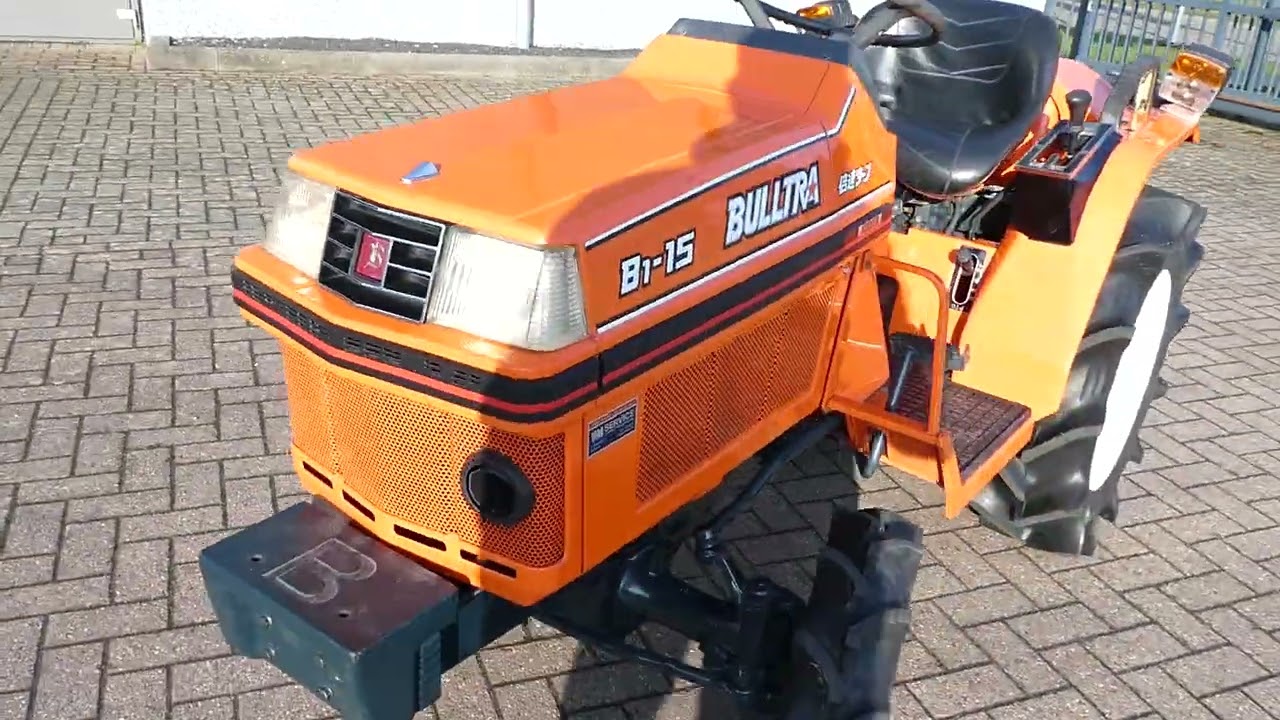 Kubota B1-15 4w / 0725 Draaiuren / Zijschakeling - YouTube
