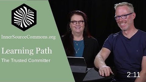 08  - The Trusted Committer Role in InnerSource - Conclusion