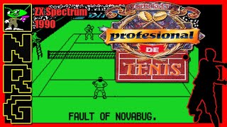 NRG: 5-10 Minutes of Gameplay - Professional Tennis Simulator [ZX Spectrum] screenshot 2