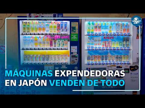 Máquinas expendedoras de Japón ahora venden de todo