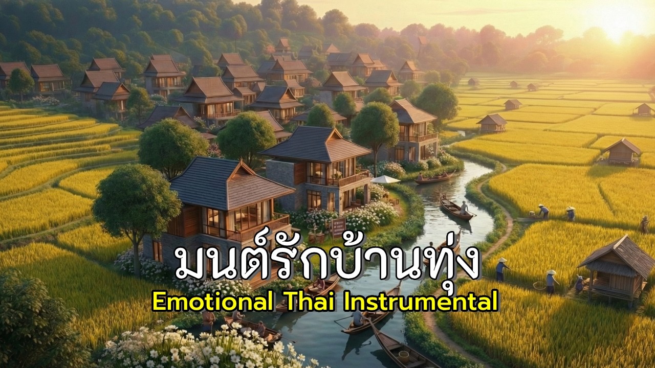 มนต์รักบ้านทุ่ง เพลงบรรเลงสไตล์ลูกทุ่ง Emotional Thai Instrumental