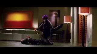 Hallway shoot out scene from Kick Ass.