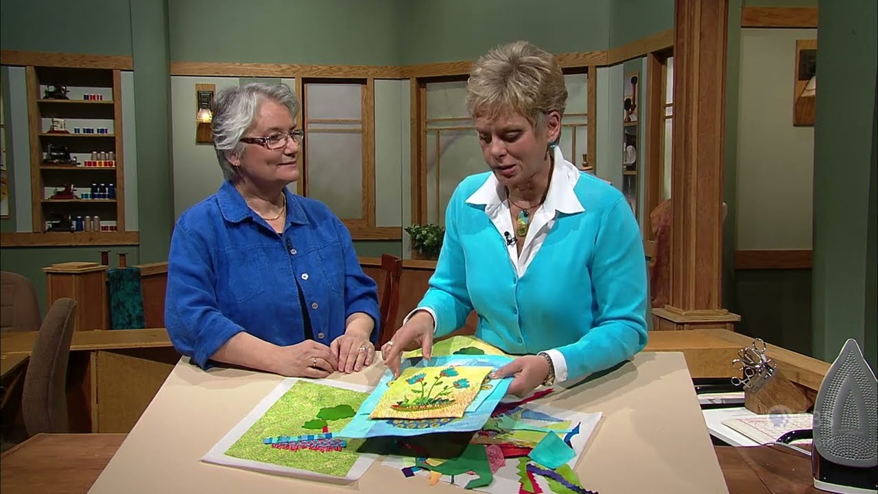 Art Quilts - Fusible Collage Workshop - Part 1 | Sewing With Nancy