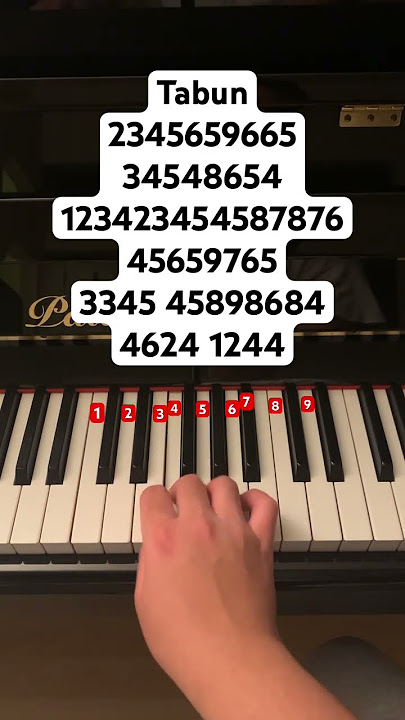 Tabun // follow my instagram: jessnotes123 #piano #pianomusic #pianotutorial #yoasobi #tabun