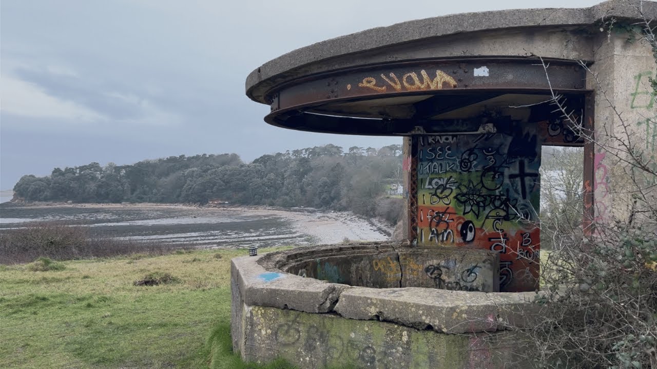 Dog Walk Through Abandoned Coastal Area | Nature Walk + Local History | ww2 bunkers 