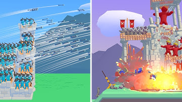 Archery Bastions 🏹🎯💥 All Levels Gameplay Android, iOS