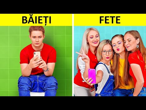 BĂIEȚI vs. FETE || Rutina matinală și diferențe haioase în care te poți regăsi, marca 123 GO! BOYS