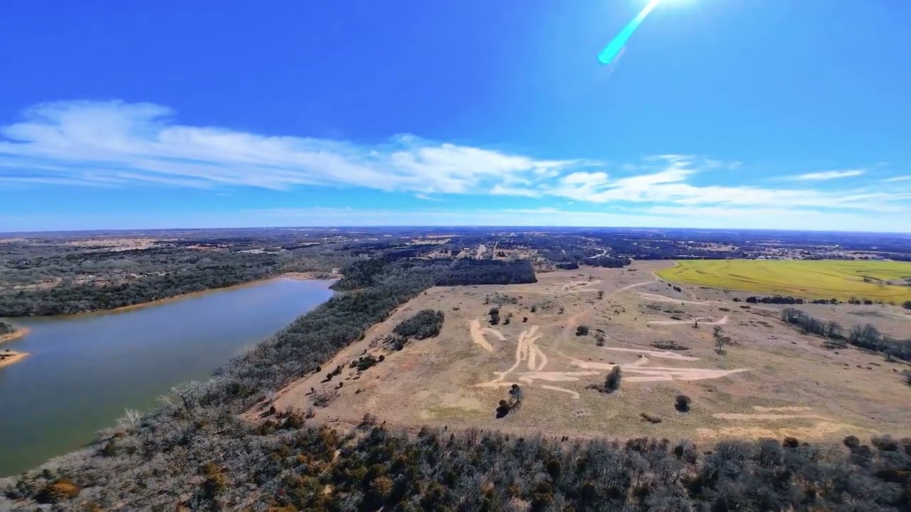 Liberty Lake - Guthrie, OK- long range cinematic flyover
