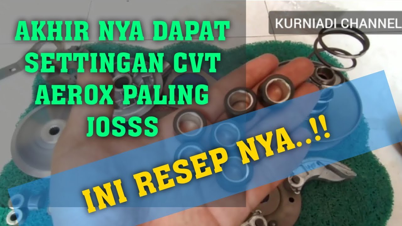 UPGRADE CVT AEROX TARIKAN ATAS BAWAH YANG PALING ENAK DAN IRIT BBM