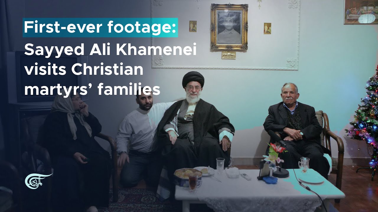 First-ever footage: Sayyed Ali Khamenei visits Christian martyrs’ families