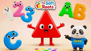 Preschool Learning activities for 3 year olds at home | Learn ABC Phonics Shapes Numbers Colors 🌈 screenshot 1