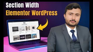 How to increase or decrease section width in elementor wordpress website