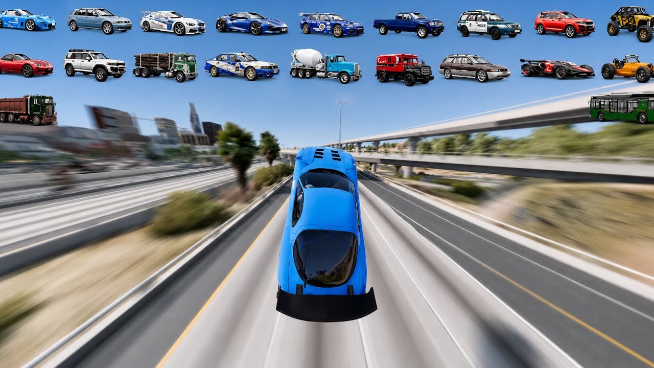 🚀INSTANT 0 TO 633 MPH! ACCELERATION We Survive Test Track And Turbo Supercar? BeamNG.drive Ep-7