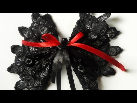 Cara Membuat Gothic Lace Dan Ribbon Bow - DIY Style Tutorial - Guidecentral