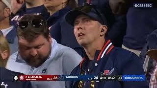 Alabama Vs. Auburn 2023 GAME WINNING Pass on 4th and 31