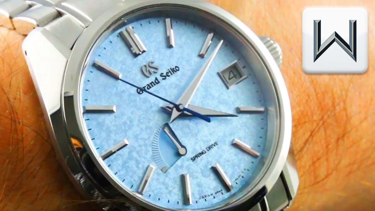 Grand Seiko Spring Drive Chronograph GMT 55th Anniversary SBGC013 Black  Ceramic Luxury Watch Review - YouTube