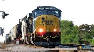 Fresh Out of the Shops! CSX 4588 SD70MACe Leads M515 at Florence, TN