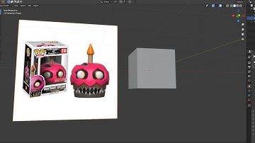 FNAF modeling -trying to make CUPCAKE FUNKO POP in #BLENDER