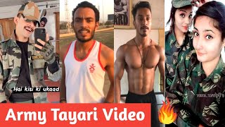 Indian Army Tayari Tik Tok video | Best Motivational Army Song | Indian Army Training | BSF,CRPF,NCC