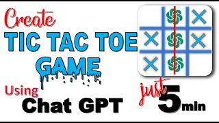 Information Build Tic Tac Toe Game using ChatGPT just 5 min | Rasaim | ChatGPT Tutorials News