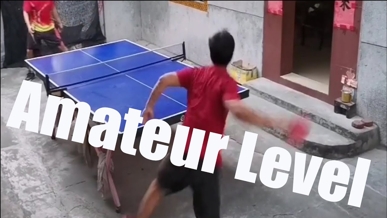 Table Tennis in China Amateurs Play Every Day for years YouTube