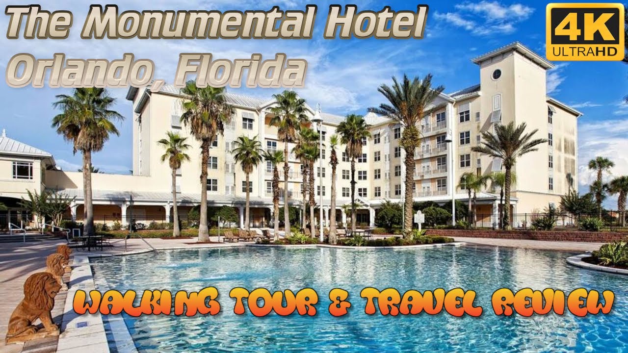 Hotel Room Tour & Review of the Monumental Hotel in Orlando, Florida - 4K Travel VLOG