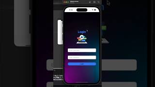 login screen iOS app #iosdeveloper #swift #ios #uikit #swiftui #xcode #ios26 #shorts #coding #yt