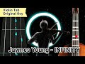 Jaymes Young - Infinity (Play Along Violin Tab Tutorial)