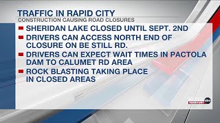 Various construction projects cause road closures around Rapid City