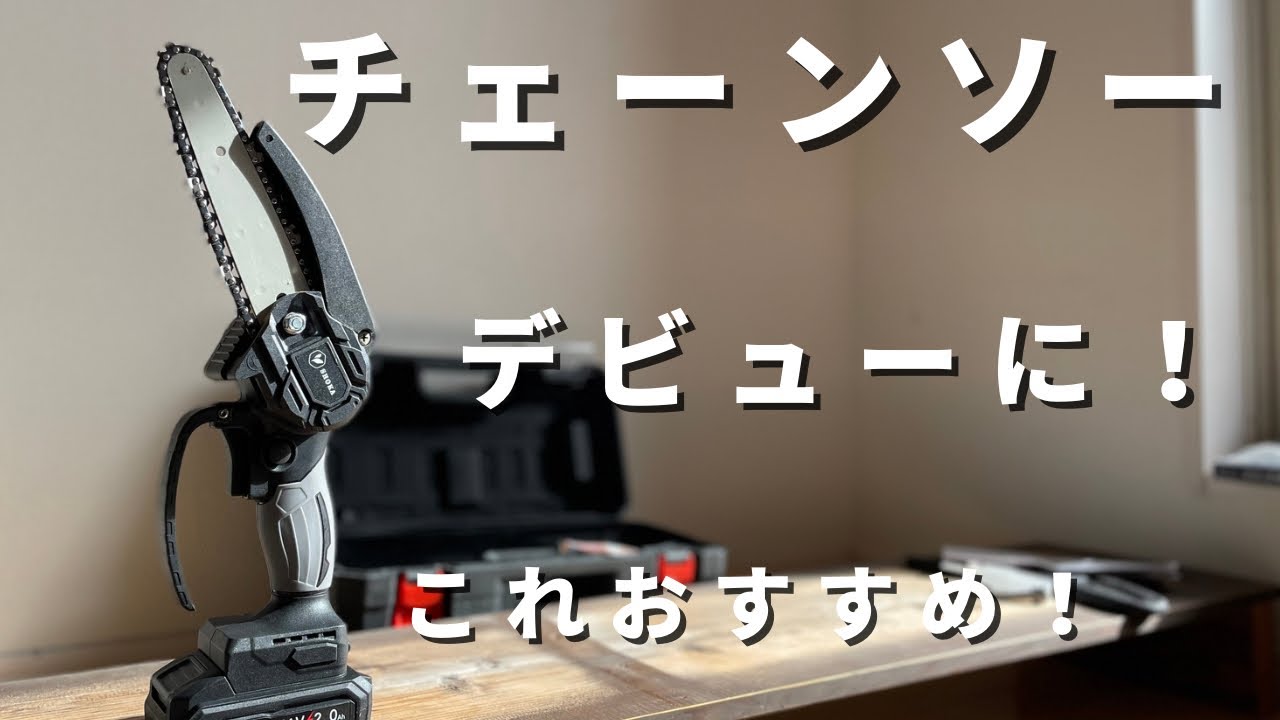 ハンディチェーンソーおすすめ】低価格の小型チェーンソーを買ってみた