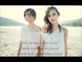 Meg & Dia - Santa Barbara (Acoustic) Lyric Video