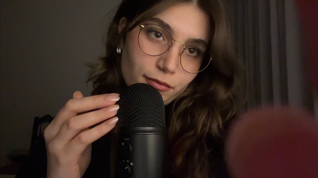 ASMR Intense mic scratching & mouth sounds 