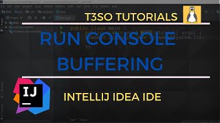 How to Change the buffer size of the Run console in IntelliJ IDEA