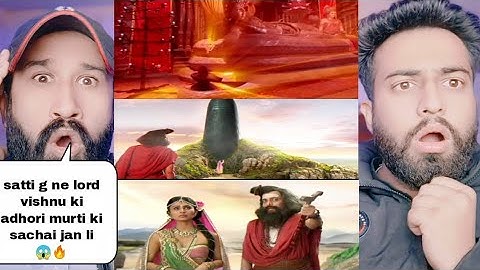 Devo Ke Dev Mahadev Episode 1 Part 3 | Satti Know Bhagwan Vishnu Murti Stuck Reality | Pak Reacts |