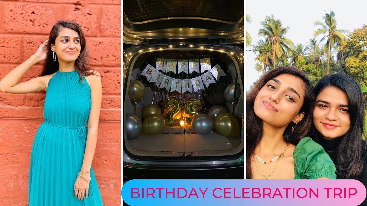 MY 25TH BIRTHDAY CELEBRATION VLOG * ROAD TRIP MUMBAI TO DAPOLI DAY 1 OF 3 * BEACH VACATION