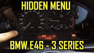 BMW E46 Hidden Menu All Codes screenshot 1