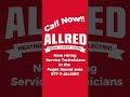 Join our team!! 877-7-ALLRED