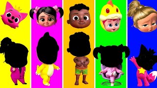 Wrong Eyes 👀 Challenge DAME TU COSITA Funny Puzzle Wrong Heads Cocomelon and BEBE JEFAZO