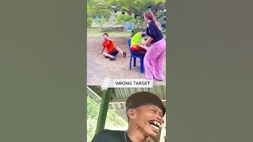 wrong target #funnyshorts #funnyvideo #crazy