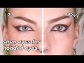 how i do the siren make-up on my HOODED eyes
