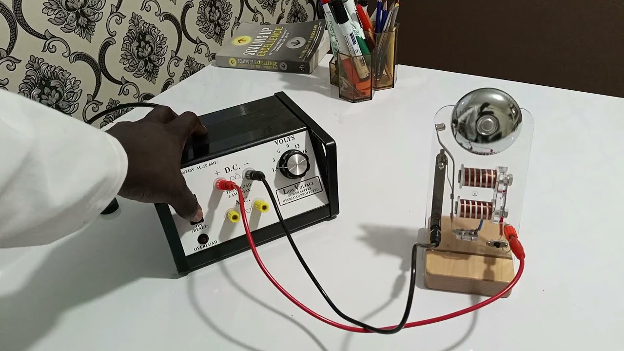 Experiment to investigate and explain how electric bell functions