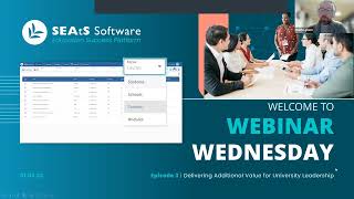 University Leadership Dashboards | Webinar Wednesday | SEAtS Software